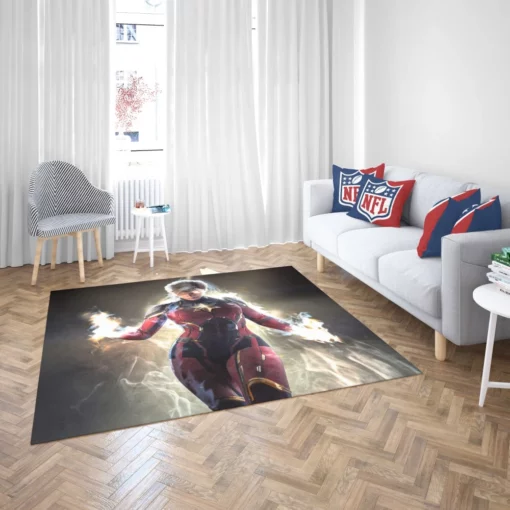 Marvel Captain Marvel Galactic Guardian Comic Rug 2