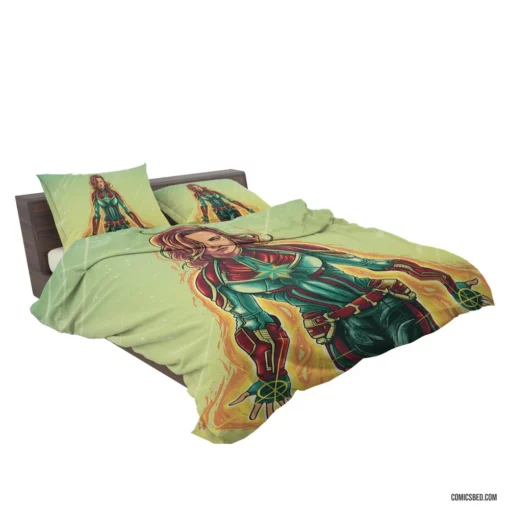 Marvel Captain Marvel Stellar Adventures Comic Bedding Set 2