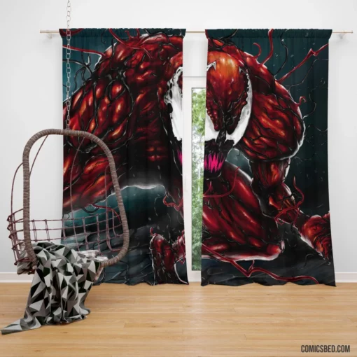 Marvel Carnage Unleashed Spider-Man Foe Comic Curtain