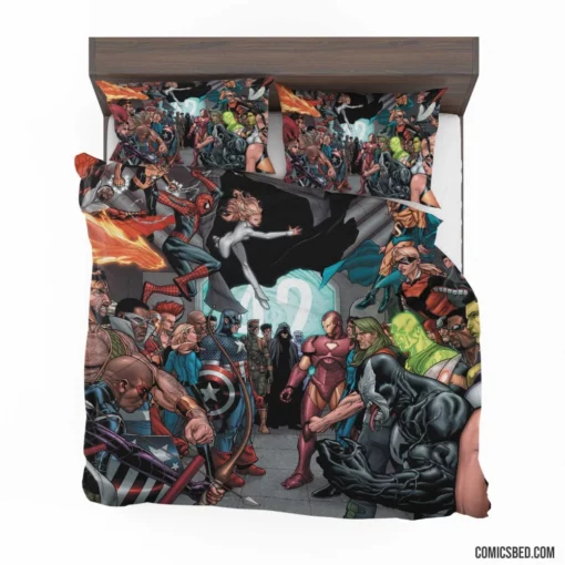 Marvel Civil War Heroic Clash Comic Bedding Set 1