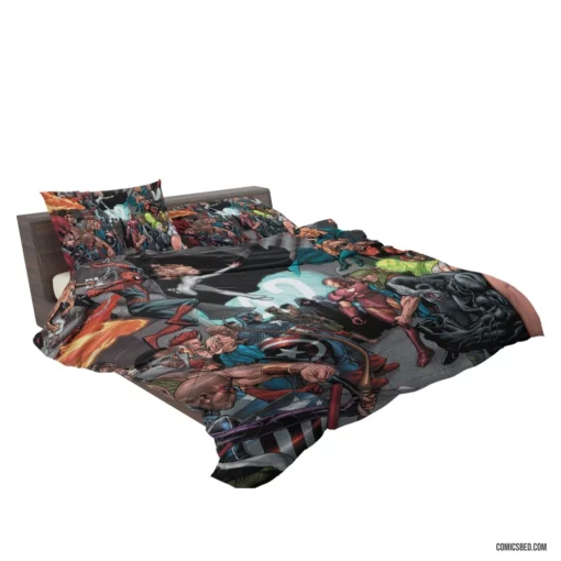 Marvel Civil War Heroic Clash Comic Bedding Set 2