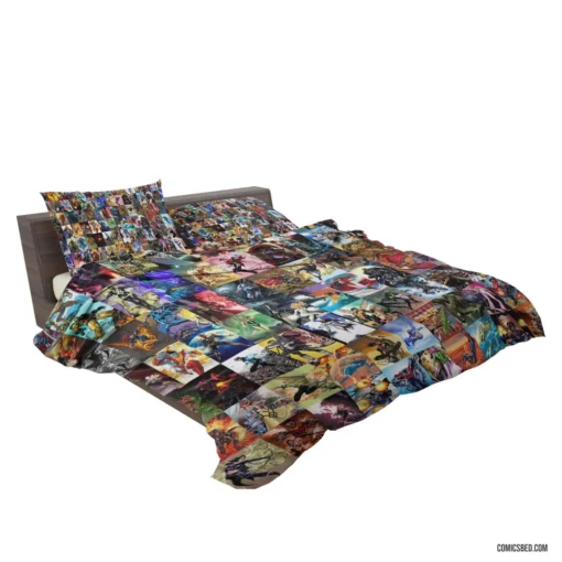 Marvel Collage Heroes United Comic Bedding Set 2