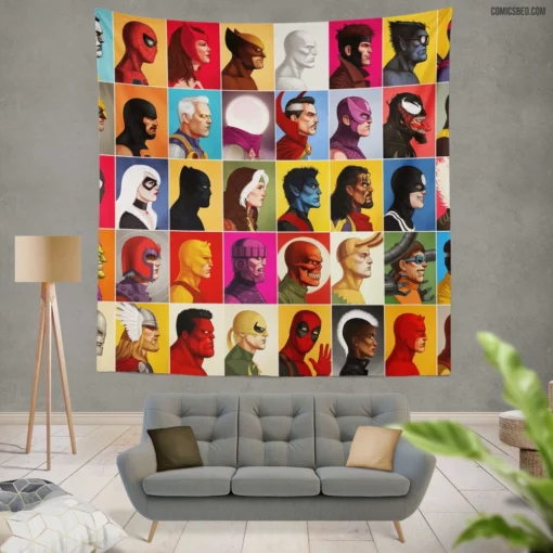 Marvel Comics Avengers War & Peace Wall Tapestry