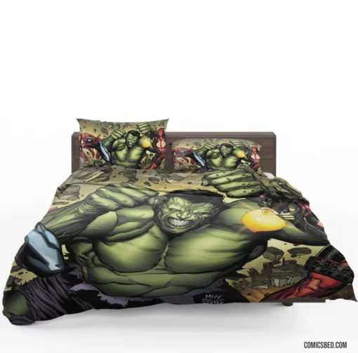 Marvel Comics Superhero Assembly Bedding Set