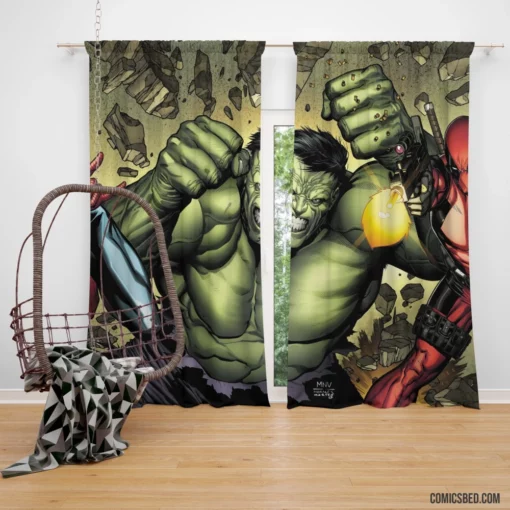 Marvel Comics Superhero Assembly Curtain