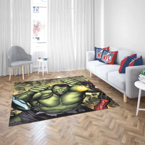 Marvel Comics Superhero Assembly Rug 2