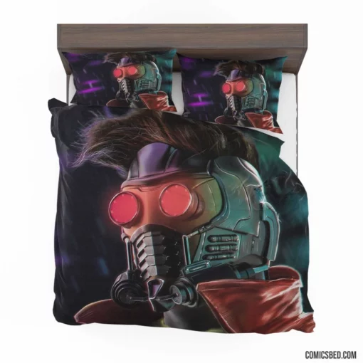 Marvel Cosmic Crusader Star Lord Exploits Comic Bedding Set 1