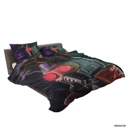 Marvel Cosmic Crusader Star Lord Exploits Comic Bedding Set 2