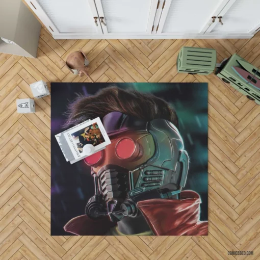 Marvel Cosmic Crusader Star Lord Exploits Comic Rug