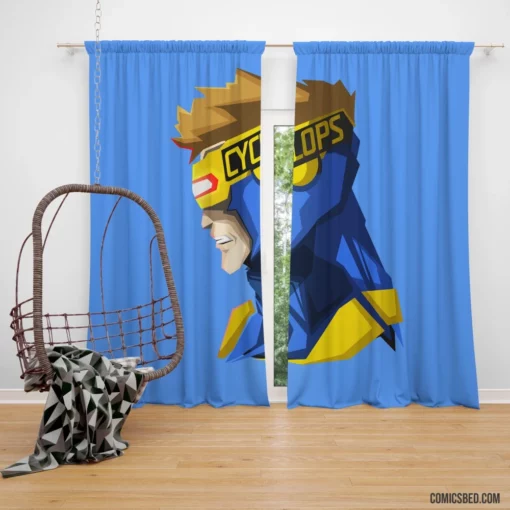 Marvel Cyclops Optic Beam Guardian Comic Curtain