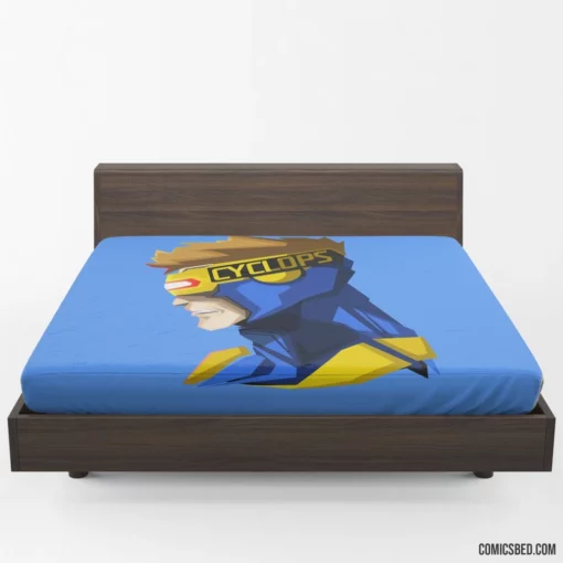 Marvel Cyclops Optic Beam Guardian Comic Fitted Sheet