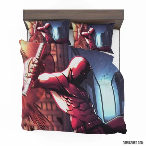 Marvel Daredevil City Silent Guardian Comic Bedding Set 1