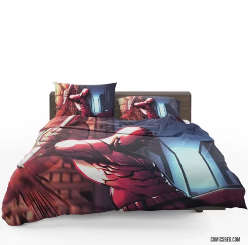 Marvel Daredevil City Silent Guardian Comic Bedding Set