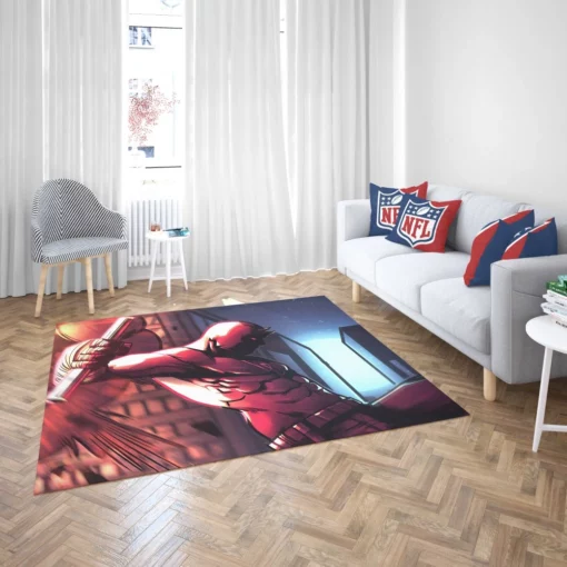 Marvel Daredevil City Silent Guardian Comic Rug 2