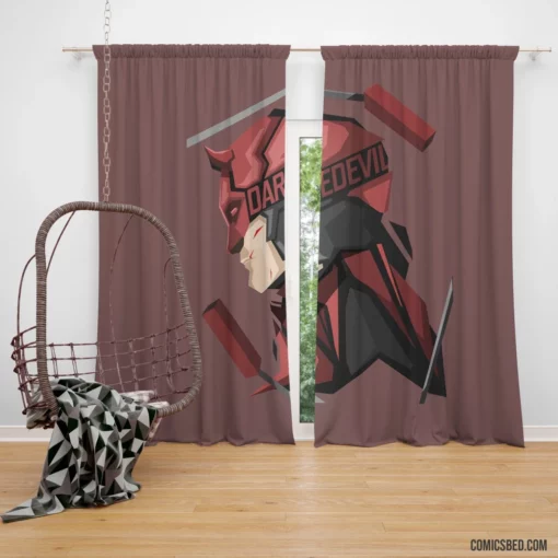 Marvel Daredevil Guardian of the Night Comic Curtain