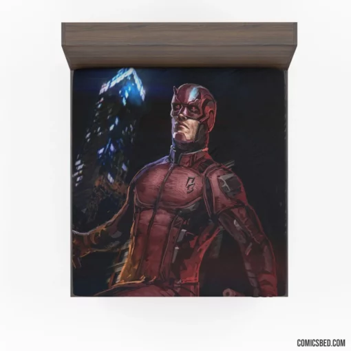 Marvel Daredevil Urban Vigilante Chronicles Comic Fitted Sheet 1