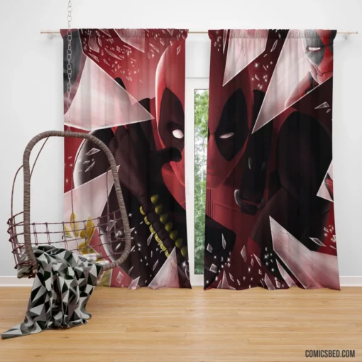 Marvel Deadpool Breaking Boundaries Comic Curtain