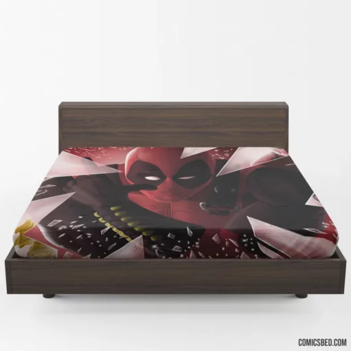 Marvel Deadpool Breaking Boundaries Comic Fitted Sheet