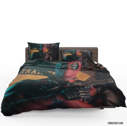 Marvel Deadpool Figurine Collector Merc Comic Bedding Set