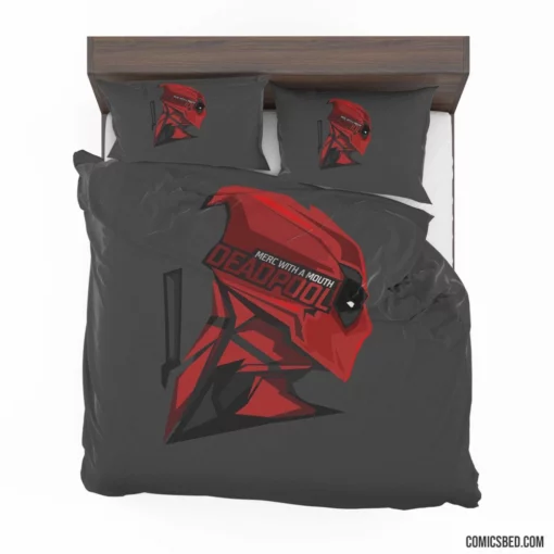 Marvel Deadpool Unconventional Hero Comic Bedding Set 1