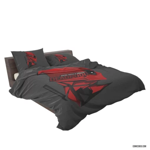 Marvel Deadpool Unconventional Hero Comic Bedding Set 2