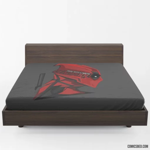 Marvel Deadpool Unconventional Hero Comic Fitted Sheet