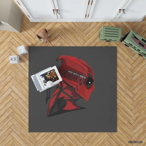 Marvel Deadpool Unconventional Hero Comic Rug