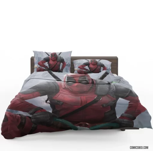 Marvel Deadpool Unleashing Chaos Comic Bedding Set