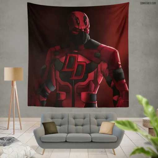 Marvel Devilish Daredevil Comics Chronicles Wall Tapestry