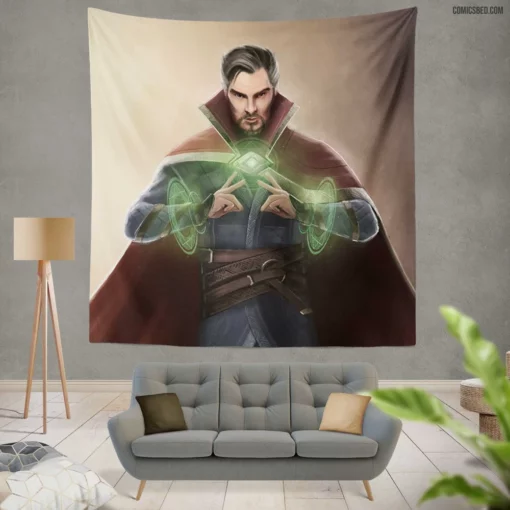 Marvel Doctor Strange Mystic Chronicles Comic Wall Tapestry