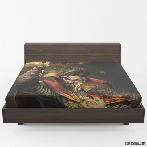 Marvel Doctor Strange Sorcery Unleashed Comic Fitted Sheet