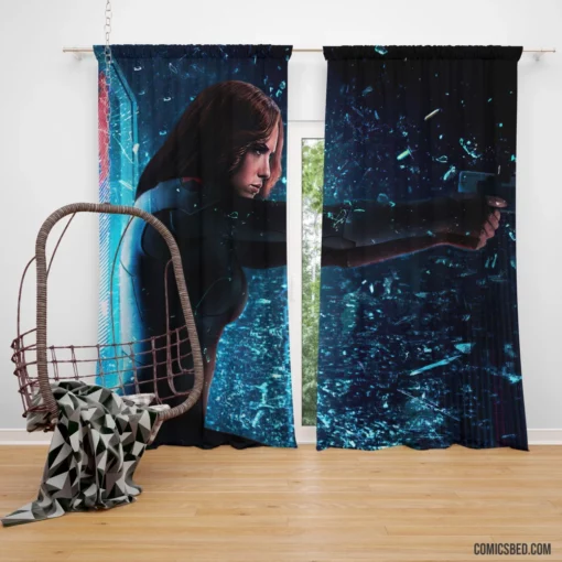 Marvel Enigma Black Widow Tale Comic Curtain