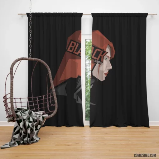 Marvel Espionage The Black Widow Comic Curtain