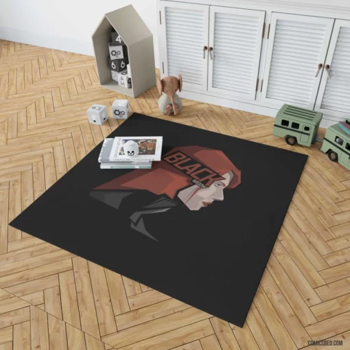 Marvel Espionage The Black Widow Comic Rug 1