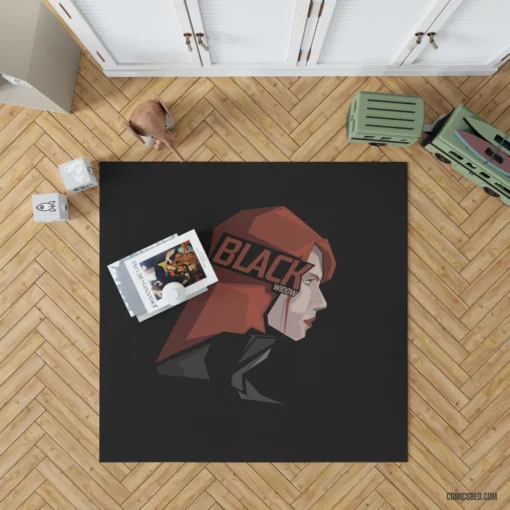 Marvel Espionage The Black Widow Comic Rug