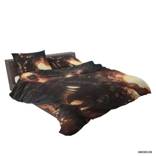 Marvel Flaming Vigilante Ghost Rider Comic Bedding Set 2