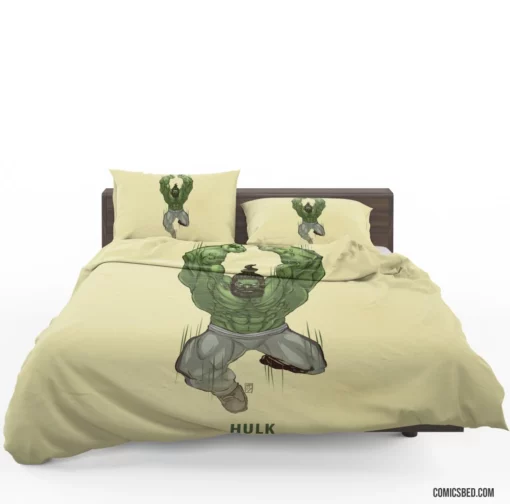 Marvel Green Goliath Hulk Chronicles Comic Bedding Set