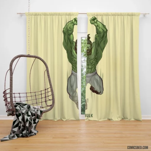 Marvel Green Goliath Hulk Chronicles Comic Curtain