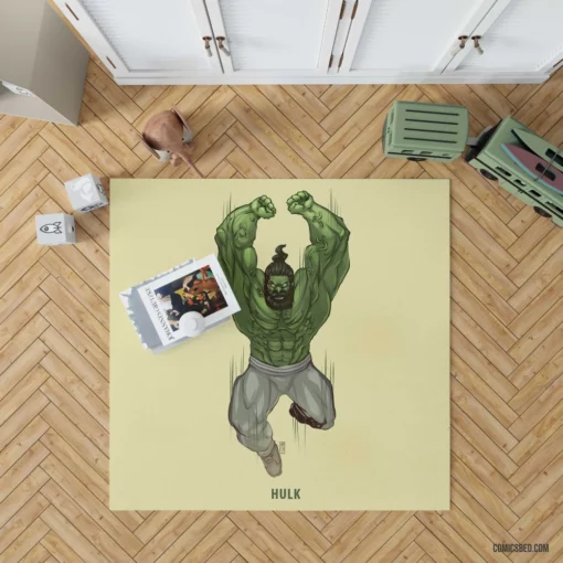 Marvel Green Goliath Hulk Chronicles Comic Rug