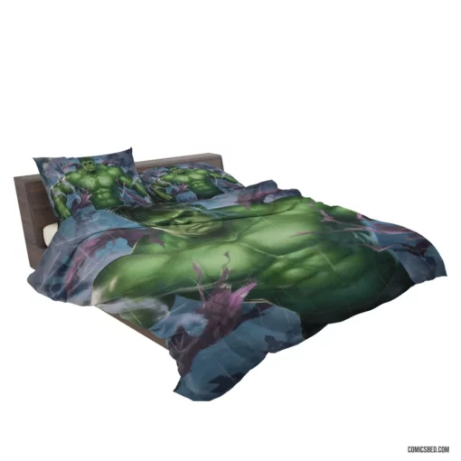 Marvel Green Goliath Hulk Chronicles Unleashed Comic Bedding Set 2