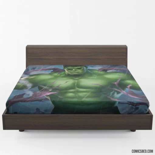 Marvel Green Goliath Hulk Chronicles Unleashed Comic Fitted Sheet