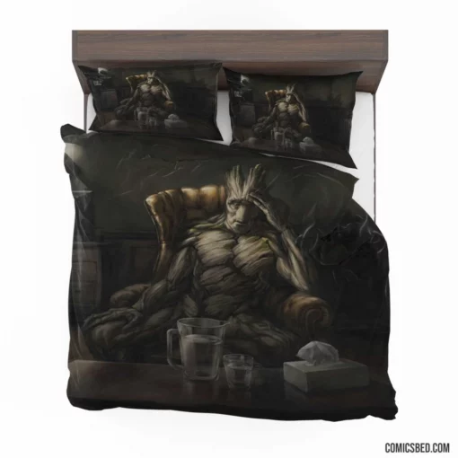 Marvel Guardians of the Galaxy Groot Journey Comic Bedding Set 1