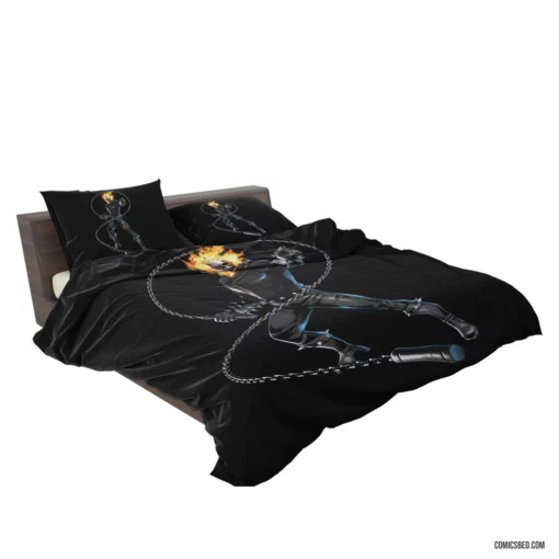 Marvel Hellish Avenger Ghost Rider Comic Bedding Set 2