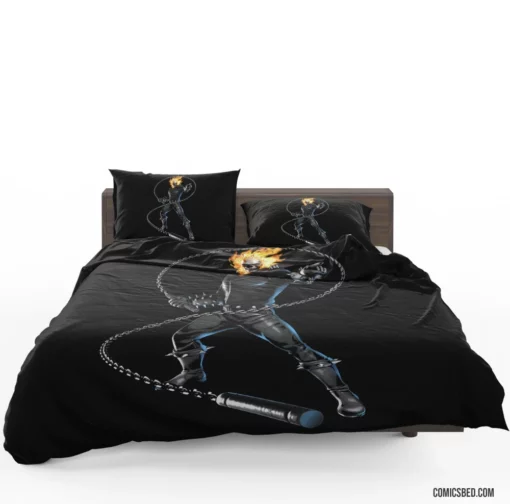 Marvel Hellish Avenger Ghost Rider Comic Bedding Set