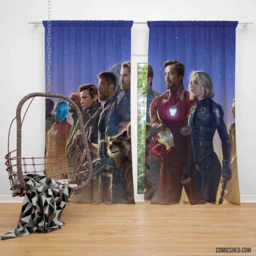 Marvel Heroes Infinity Saga Comic Curtain