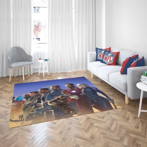 Marvel Heroes Infinity Saga Comic Rug 2