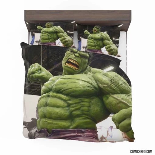 Marvel Hulk Chronicles Green Goliath Unleashed Comic Bedding Set 1