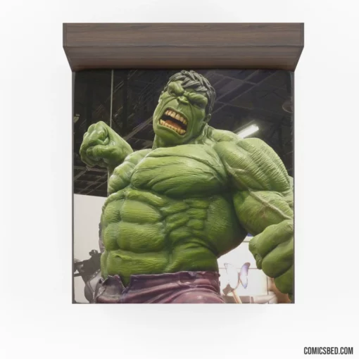 Marvel Hulk Chronicles Green Goliath Unleashed Comic Fitted Sheet 1