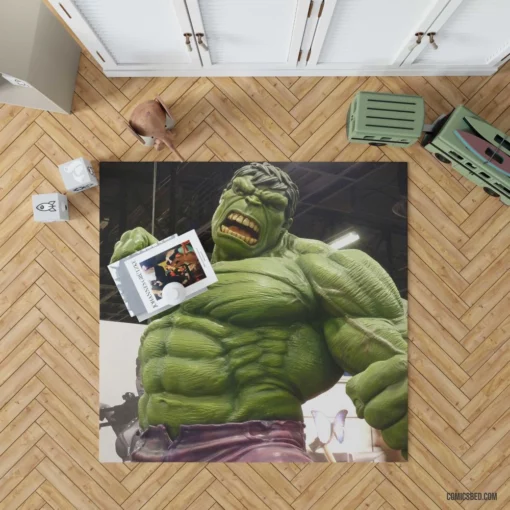 Marvel Hulk Chronicles Green Goliath Unleashed Comic Rug