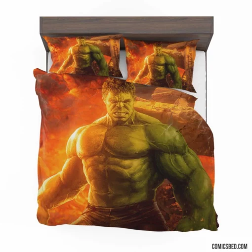 Marvel Hulk Chronicles Raging Goliath Comic Bedding Set 1